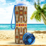 Powwow Store gb nat00062 10 light brown tribe design native american hydro tracking bottle