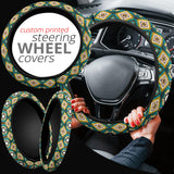 Powwow Store gb nat00114 turquoise native american steering wheel cover