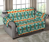 Native American Tribe Navy Pattern Chair Sofa Protector - Powwow Store