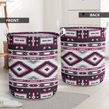 Powwow Storegb nat00528 02 purple colors pattern laundry basket