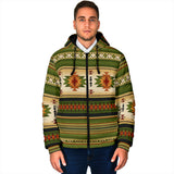 Powwow Storegb nat00559 03 green native mens padded hooded jacket