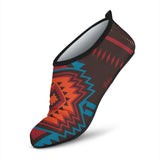 Powwow Store gb nat00603 navajo seamless patternaqua shoes