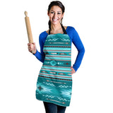 Powwow Store gb nat00602 blue light pattern apron