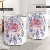 Powwow Store gb nat00379 pink water color dream catcher laundry basket