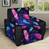 Colorful Feather Native American 28 Chair Sofa Protector - Powwow Store