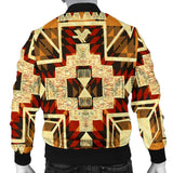 Tribal Yellow Arrow Native American Bomber Jacket