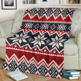 Powwow Store gb nat00527 navy red pattern native blanket