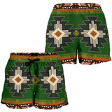 Southwest Green Symbol All Over Print Women's Shorts