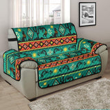 Kokopelli Myth Turquoise Native American Chair Sofa Protector - Powwow Store