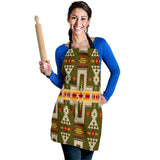 Powwow Store gb nat00062 12 green tribe design native american apron