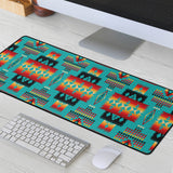 GB-NAT00046-01 Blue Native Tribes Pattern Native American Mouse Mat