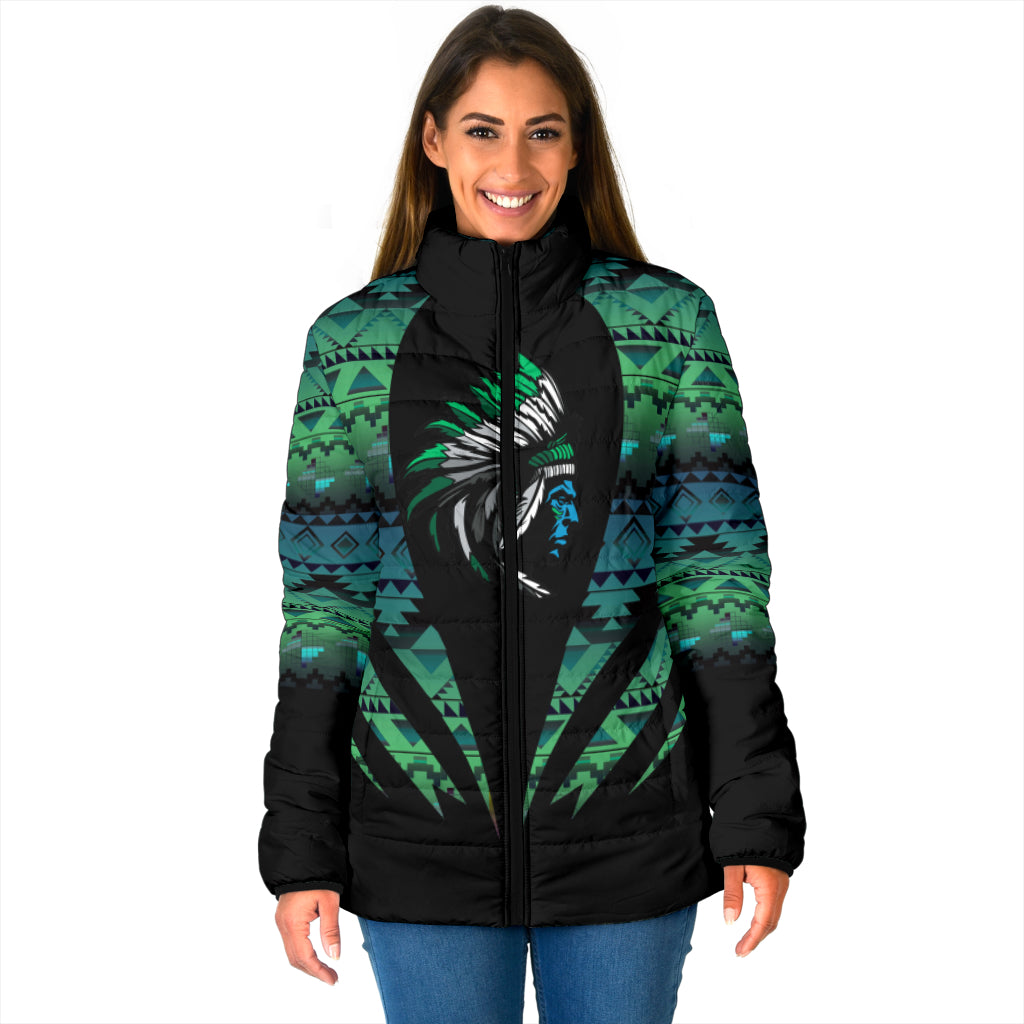 Powwow Storewpj006 pattern native 3d womens padded jacket