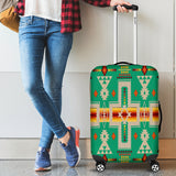 GB-NAT00062-06 Green Tribe Design Native American Luggage Covers