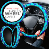 Powwow Storegb nat00625 sovereign nation midnight flat steering wheel cover