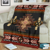 Powwow Store gb nat00139 brown geometric native american blanket