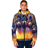 Powwow Storegb nat00013 5 warriors native american mens padded hooded jacket