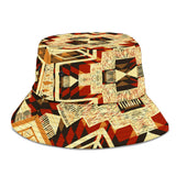 GB-NAT00022 Tribal Yellow Arrow Bucket Hat