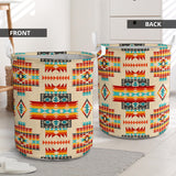 Powwow Store gb nat00402 03 cream pattern native laundry basket