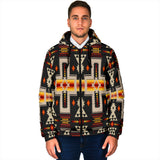 Powwow Storegb nat00062 01 tribe design mens padded hooded jacket