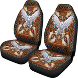 Powwow Storecsa 00014 owl mandala pattern car seat cover