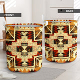 Powwow Store gb nat00022 tribal yellow arrow laundry basket