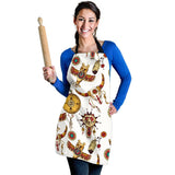 Bison Owl Feather Native American Apron - ProudThunderbird