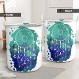 Powwow Store gb nat00376 blue green dream catcher laundry basket