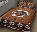 Native Temple Pattern Native American Quilt Bed Set - Powwow Store