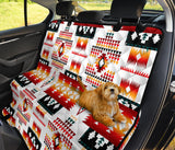 GB-NAT00075 White Tribes Pattern Native American Pet Seat Cover