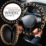 GB-NAT00062-01 Black Tribe Design Steering Wheel Cover