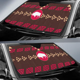 Brown Bison Native American Design Auto Sun Shades - ProudThunderbird