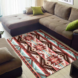 Powwow Store gb nat00540 red vector tribal native area rug