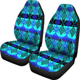 Powwow Storecsa 00037 pattern blue native car seat cover