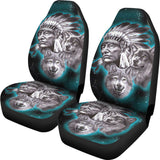 Powwow Store gb nat00208 02 chief wolf car seat covers