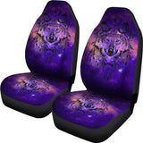 CSC-0006 Black Wolf In Galaxy Car Seat Covers