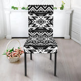 GB-NAT00441 Black Pattern Native Dining Chair Slip Cover