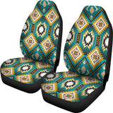 Powwow Store gb nat00114 turquoise geometric pattern car seat covers