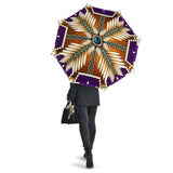 Mandala Purple  Native American Umbrella - Powwow Store