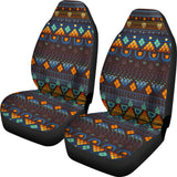 Powwow Store gb nat00582 ethno brown blue car seat cover