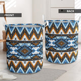 Powwow Store gb nat00613 retro colors tribal seamless laundry basket