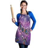 Galaxy Purple Dreamcatcher Native American Apron - Powwow Store