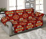 Powwow Storegb nat00402 02 red pattern 70 sofa protector