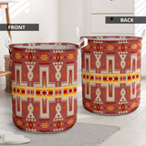 Powwow Store gb nat00062 11 tan tribe design laundry basket