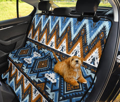 GB-NAT00613 Retro Colors Tribal Seamless Pet Seat Cover