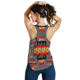 Powwow Store gb nat00046 11 gray tribe pattern native american womens racerback tank