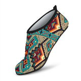 Powwow Store gb nat00016 native american culture design aqua shoes