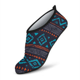 Powwow Store gb nat00598 seamless ethnic ornaments aqua shoes