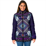 GB-NAT00023-03 Naumaddic Arts Dark Purple Women's Padded Jacket