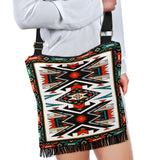 Tribal Colorful Pattern Native American Crossbody Boho Handbag