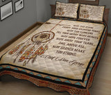 May The Star Carry Your Sadness Native American Quilt Bed Set